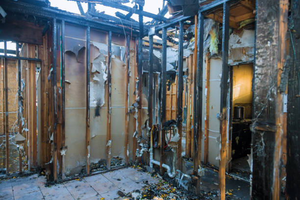Professional Fire Damage Repair technician working in Shiloh, PA